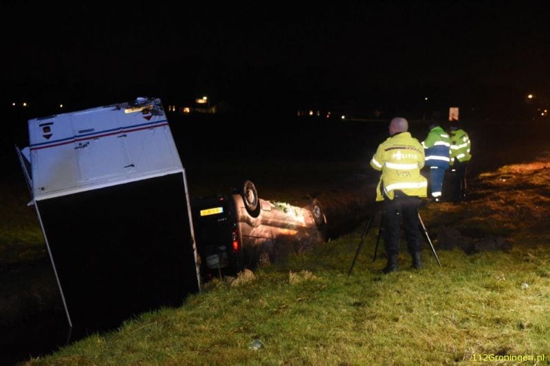 Viskraam In Sloot Langs De A7 Bij Leek Video 112Groningen Actueel Nieuws Over De