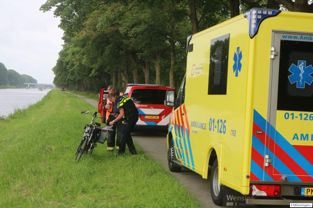 Persoo belandt in Van Starkenborghkanaal na val van fiets - 112 Groningen