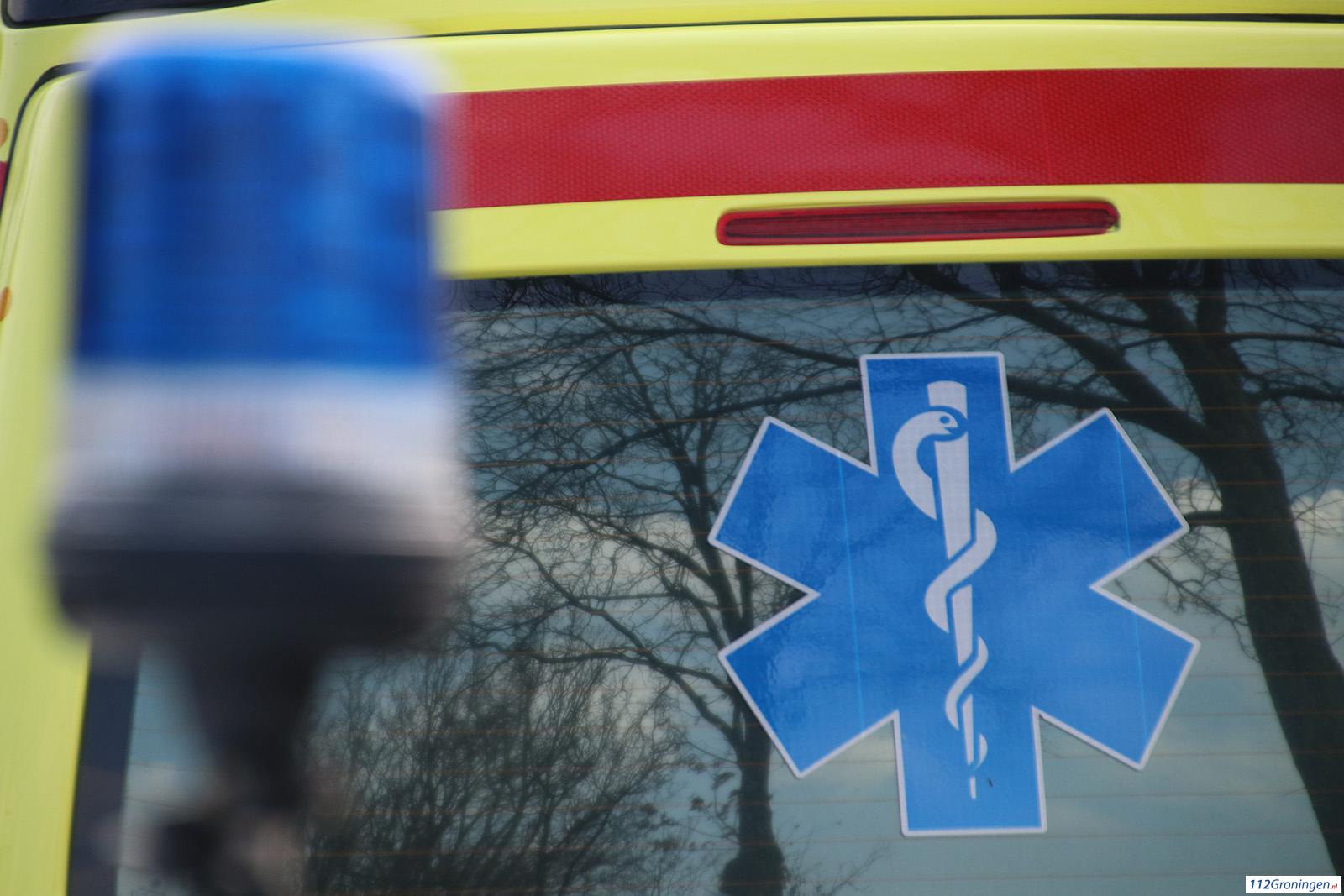 Automobilist ernstig gewond bij verkeersongeval Woldjerspoorweg Engelbert.