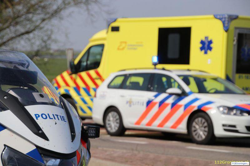 Fietser gewond bij verkeersongeluk Overwinningsplein in Groningen.