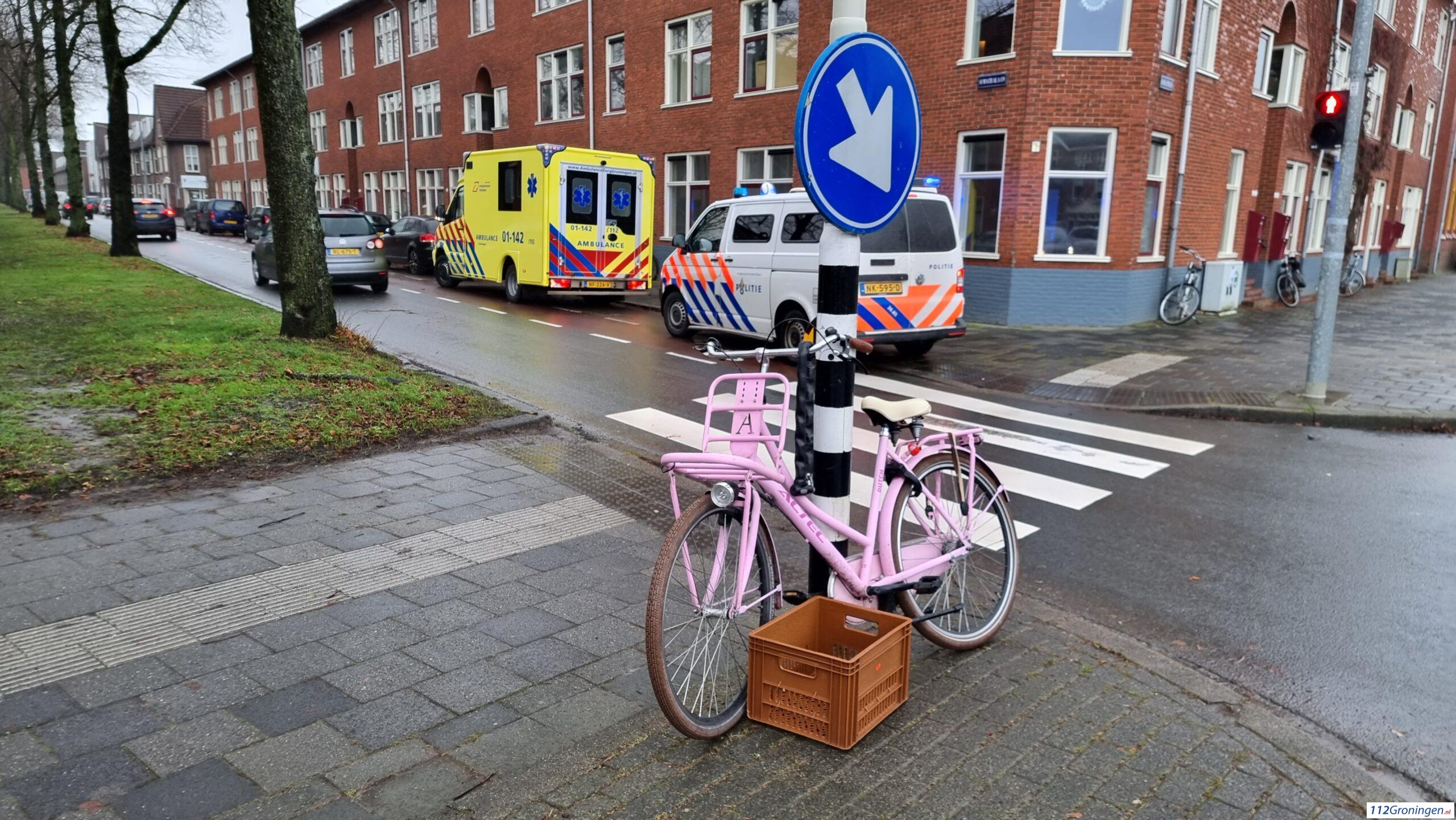 Gewonde na ongeval bij de Sumatralaan in Groningen.