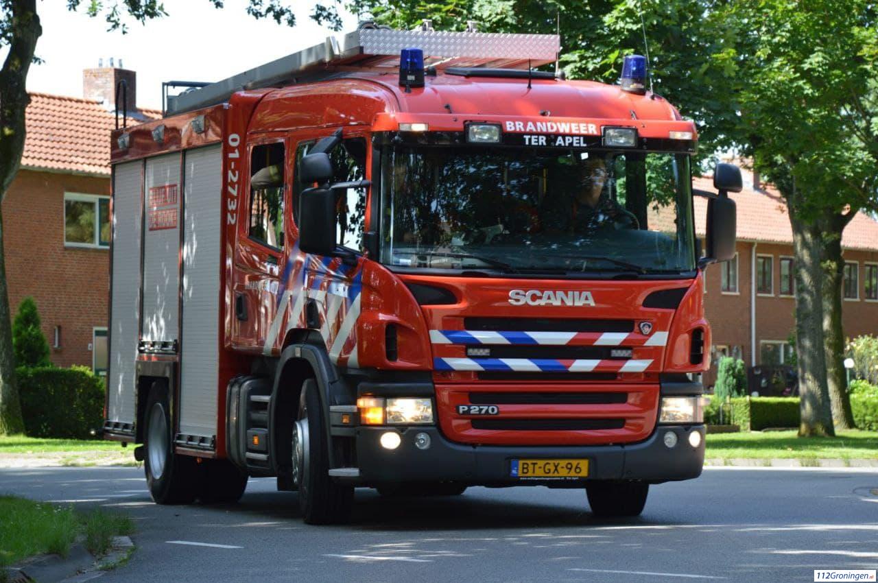 Auto over de kop op de N366 bij Ter Apel(+foto) | 112Groningen, Actueel nieuws over de hulpverlening