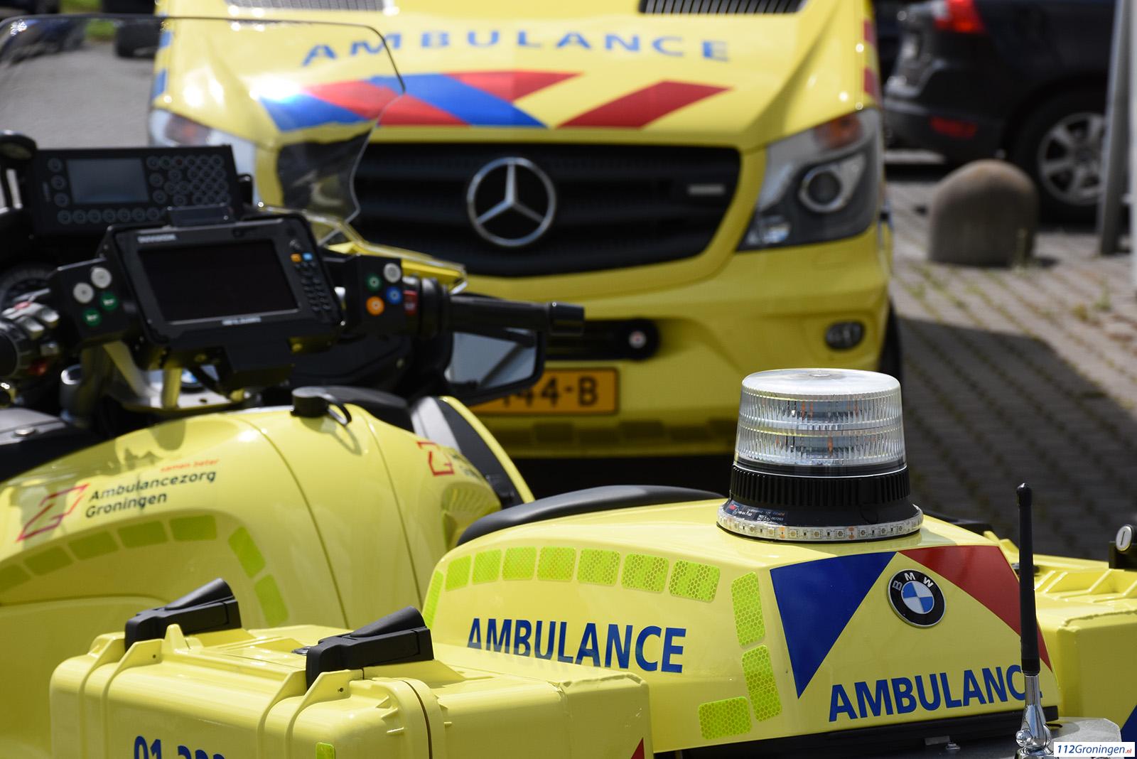 Fietser gewond geraakt bij ongeluk op de Van Iddekingeweg in Groningen.