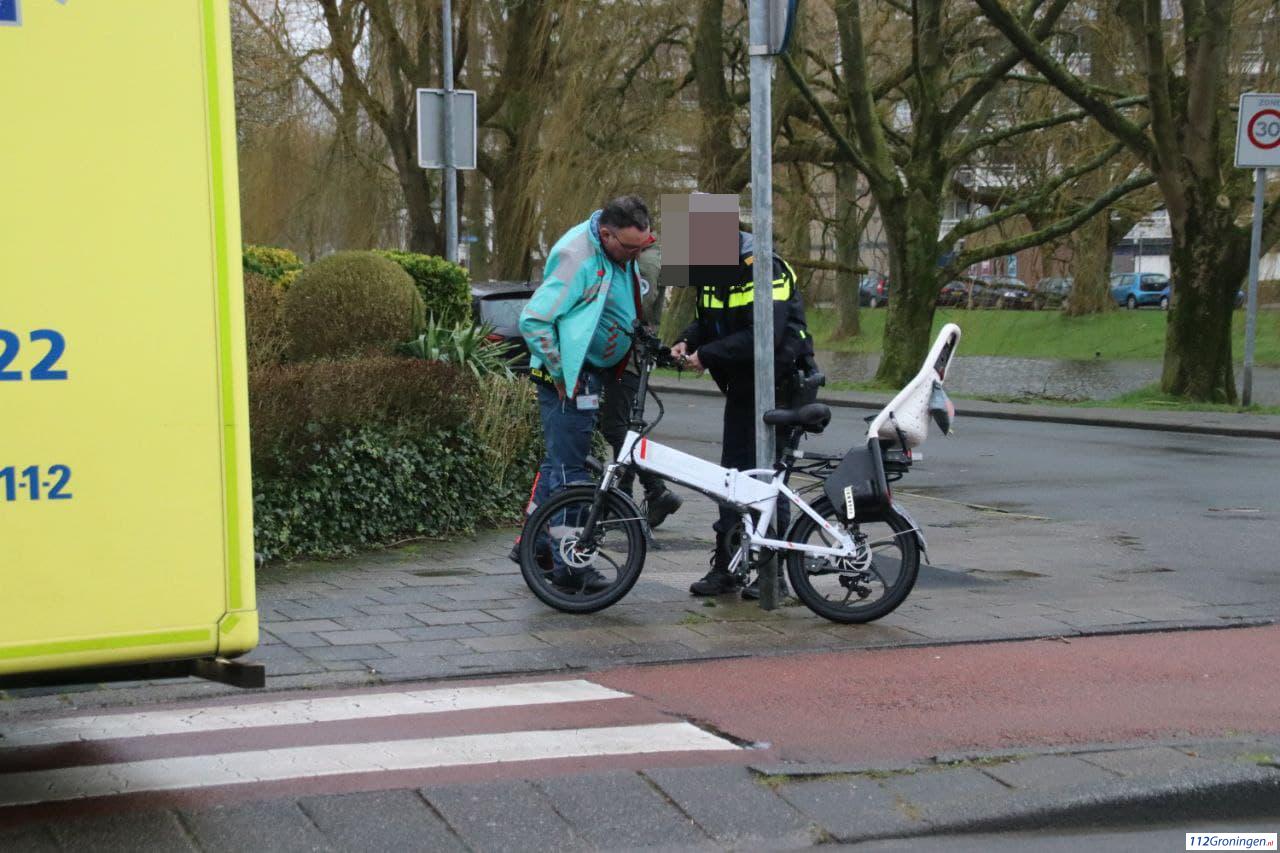 Ongeval Zonnelaan Groningen, 1 lichtgewonde.