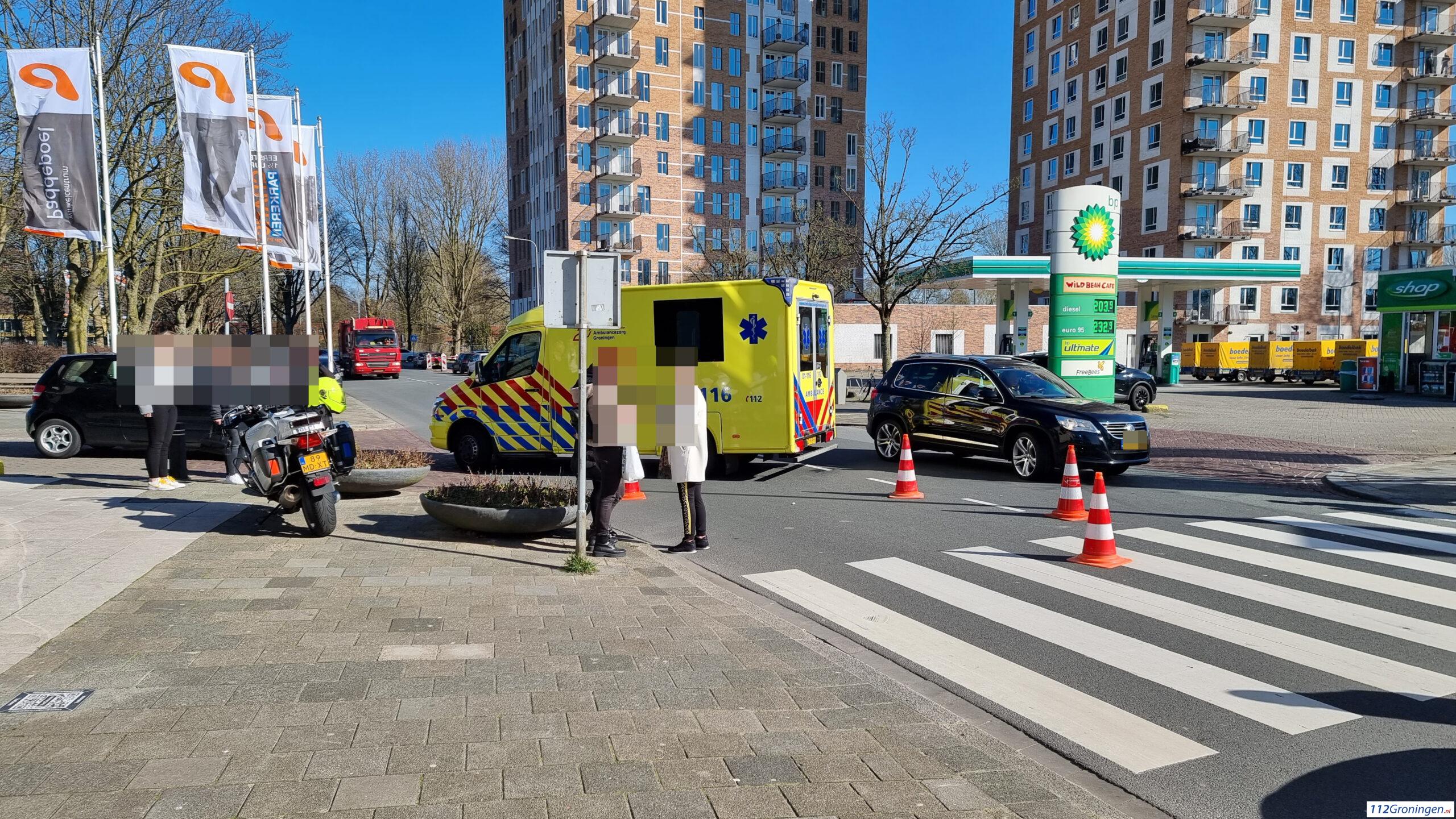 Ongeval met letsel Pleiadenlaan Groningen.