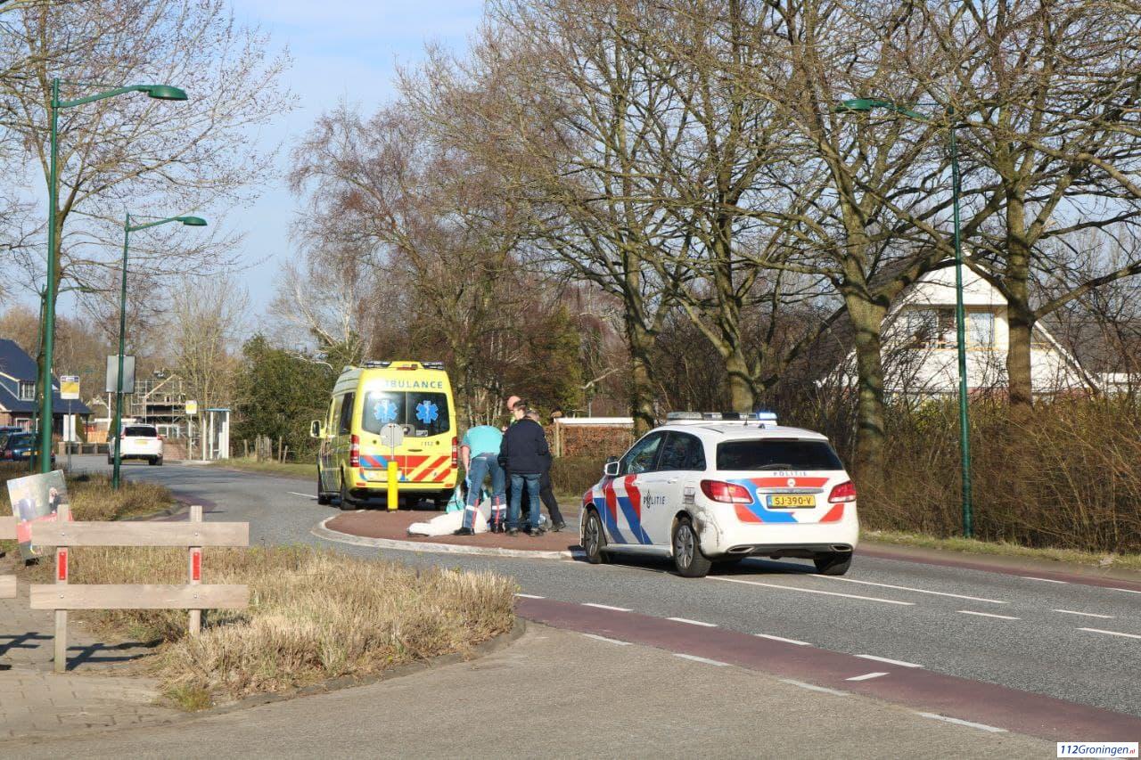 Fietser gewond bij ongeval in Niekerk.
