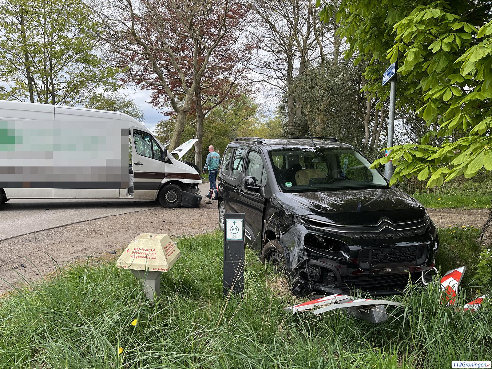 Ongeval Bourtangerweg/ H. Prinsenweg in Vlagtwedde.