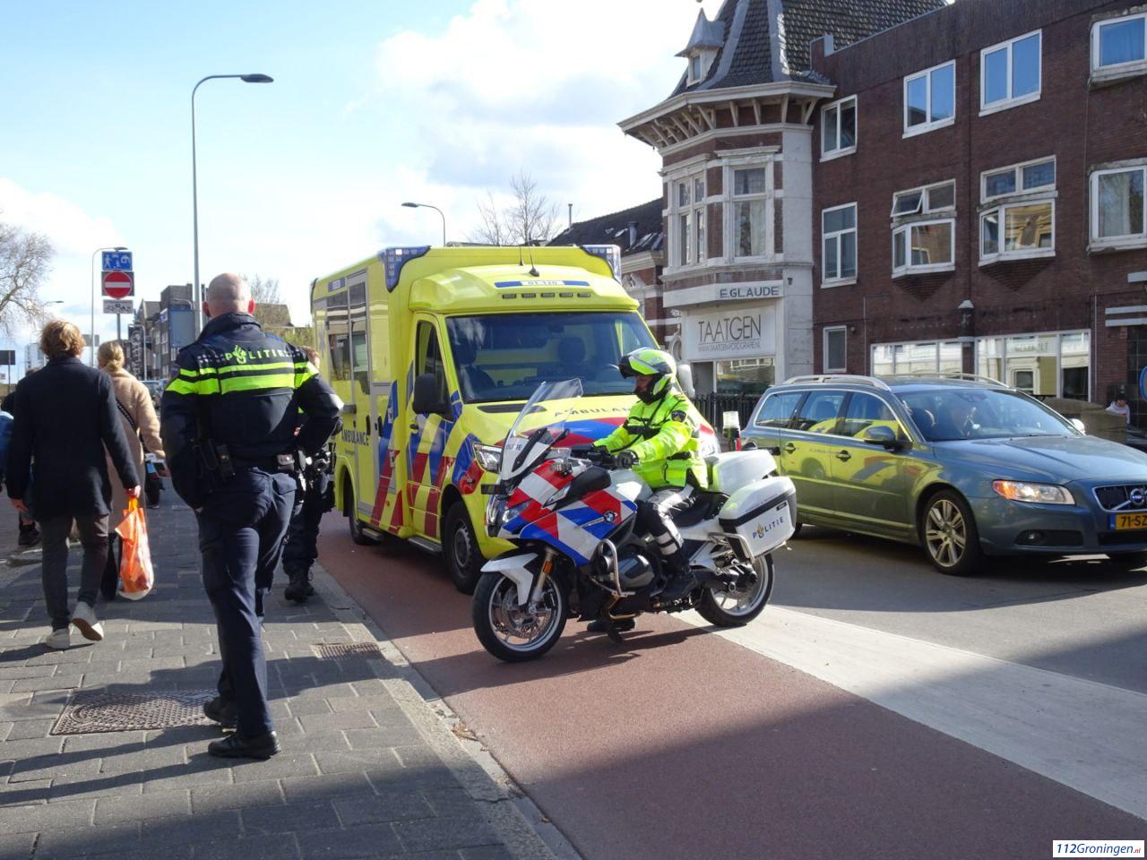 Bestuurder deelscooter gewond bij verkeersongeluk Hereweg.