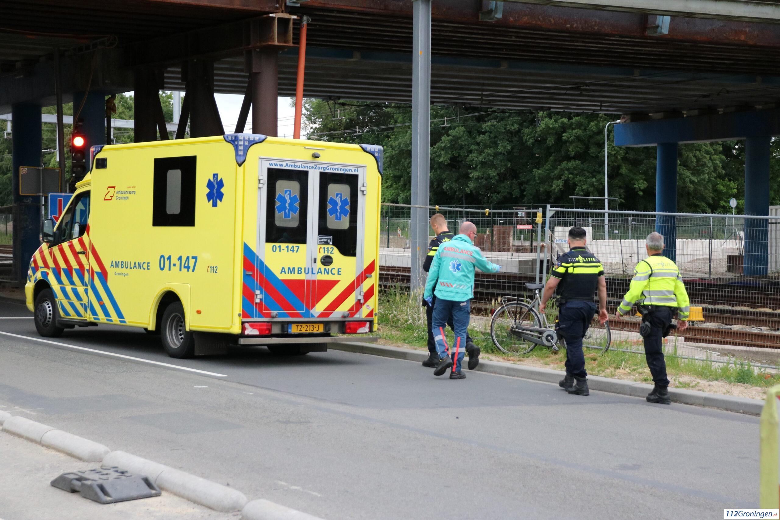 Fietser gewond na aanrijding met scooter in Stad.