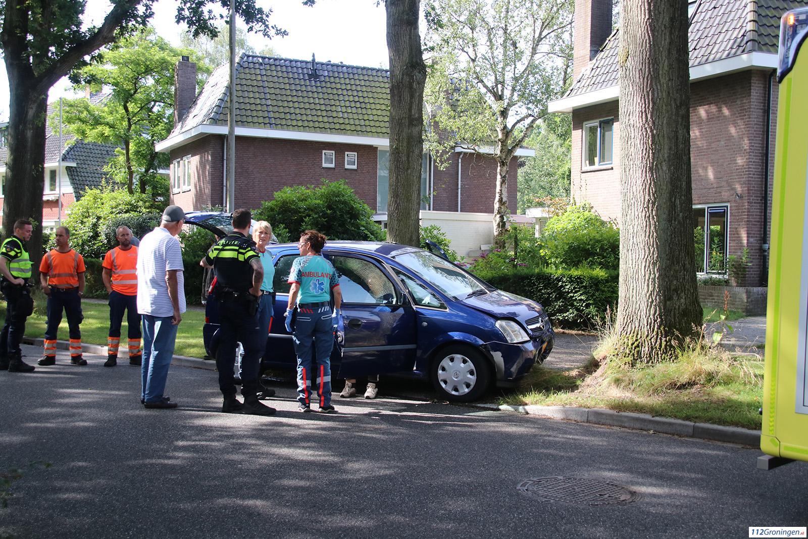 Ongeval Oosterweg Haren, echtpaar tegen boom.