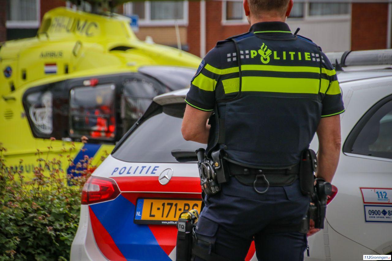 Fietser gewond door botsing met trekker in Hoogezand.