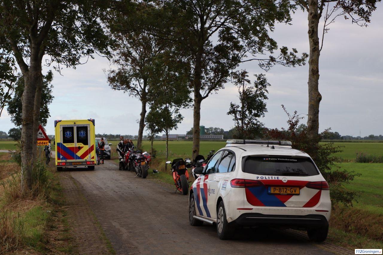 Ongeval op de Balmahuisterweg in Niehove.