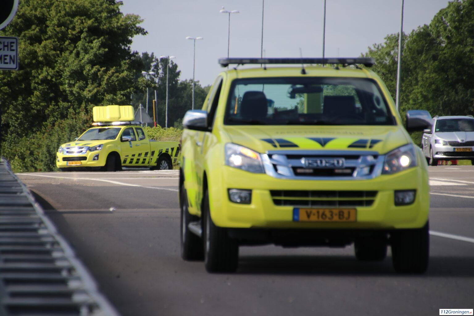 Ongeval op A28 bij Eelde zorgde voor veel vertraging.