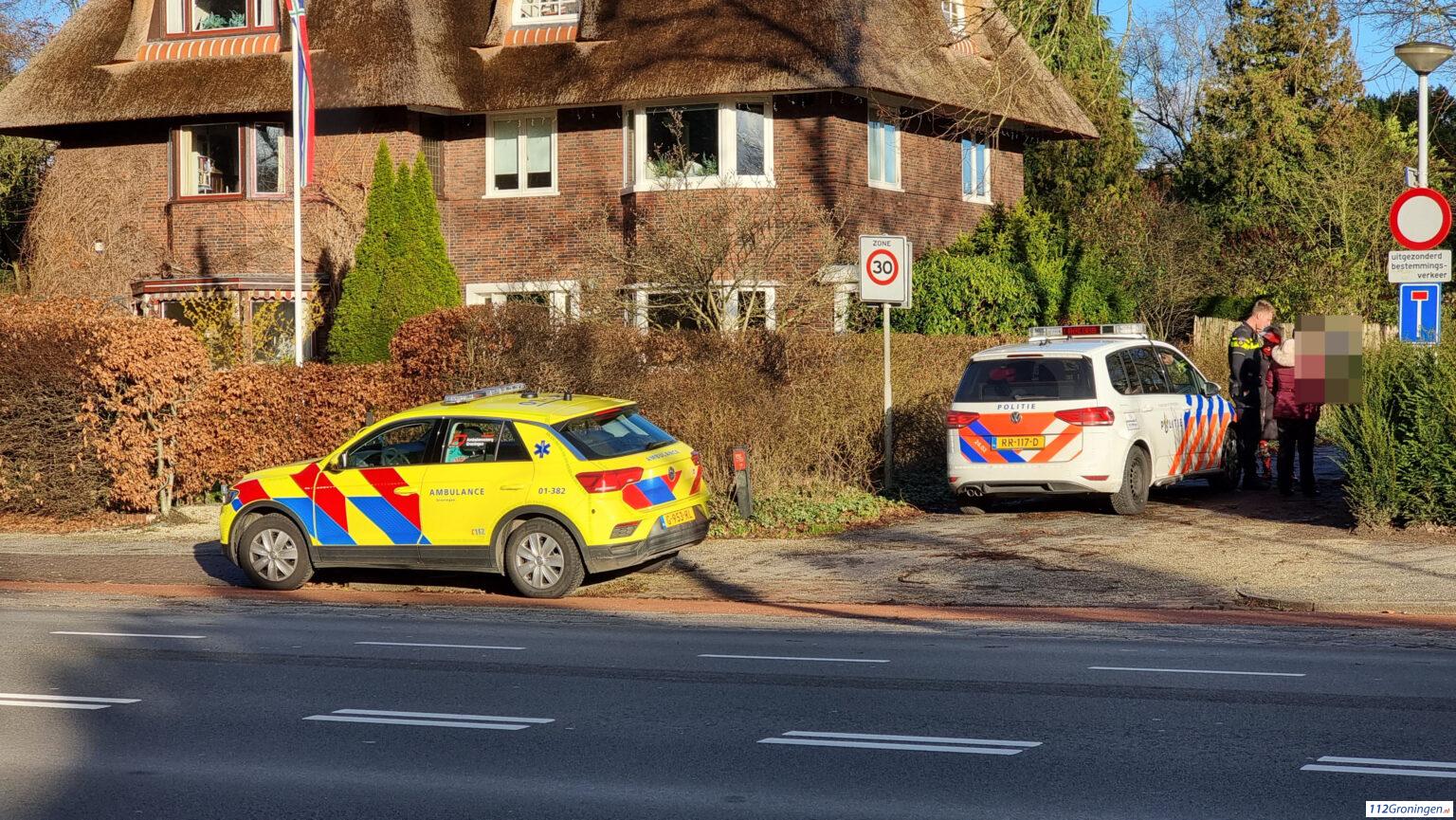 Ongeval op de Verlengde Hereweg in Groningen.