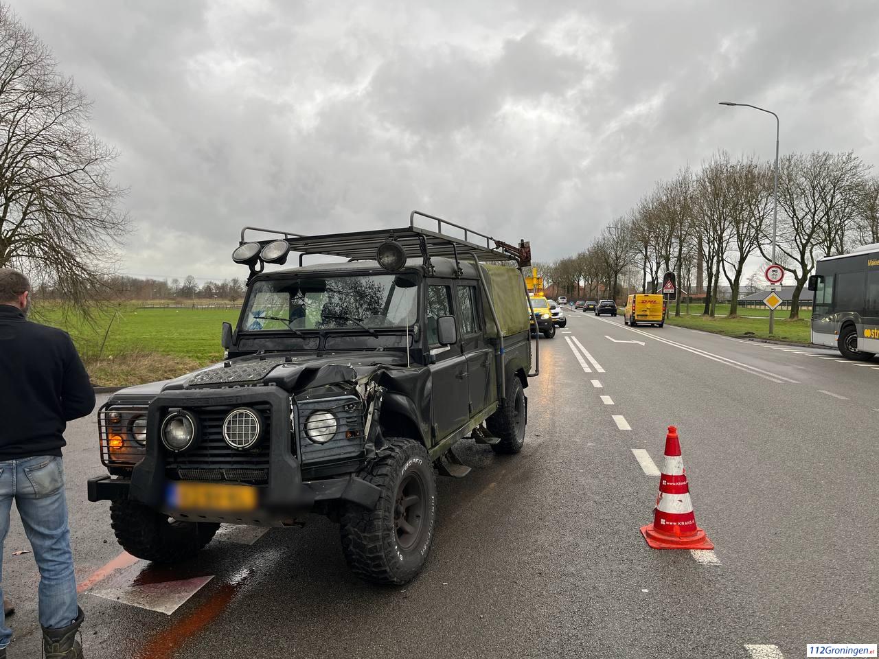 Ongeval op de N367 naar bij Winschoten. Ongeval op de N367 naar bij Winschoten.