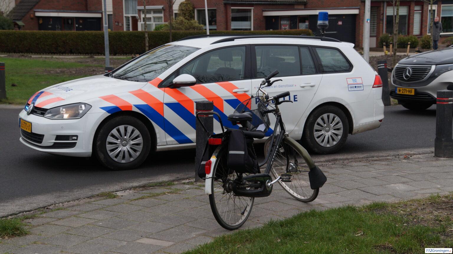 Vrouw gewond na ongeval op De Vlijt in Bedum. Vrouw gewond na ongeval op De Vlijt in Bedum.