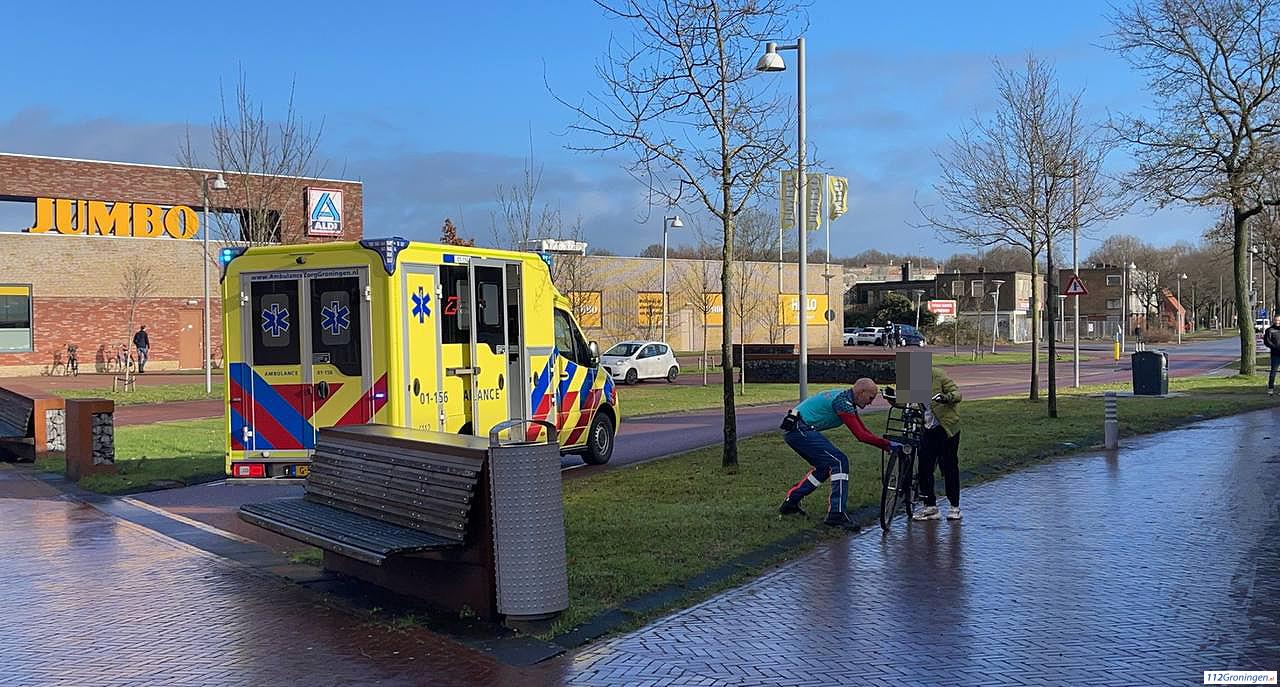 Ongeval letsel Oldambtplein in Winschoten. Ongeval letsel Oldambtplein in Winschoten.