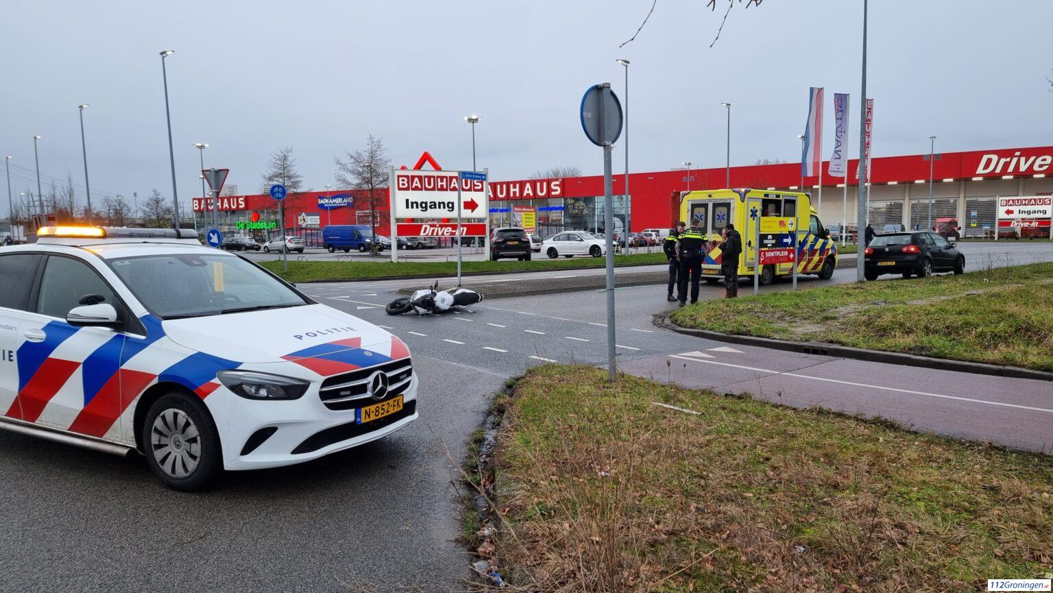 Ongeval letsel op de Lubeckweg in Groningen.
