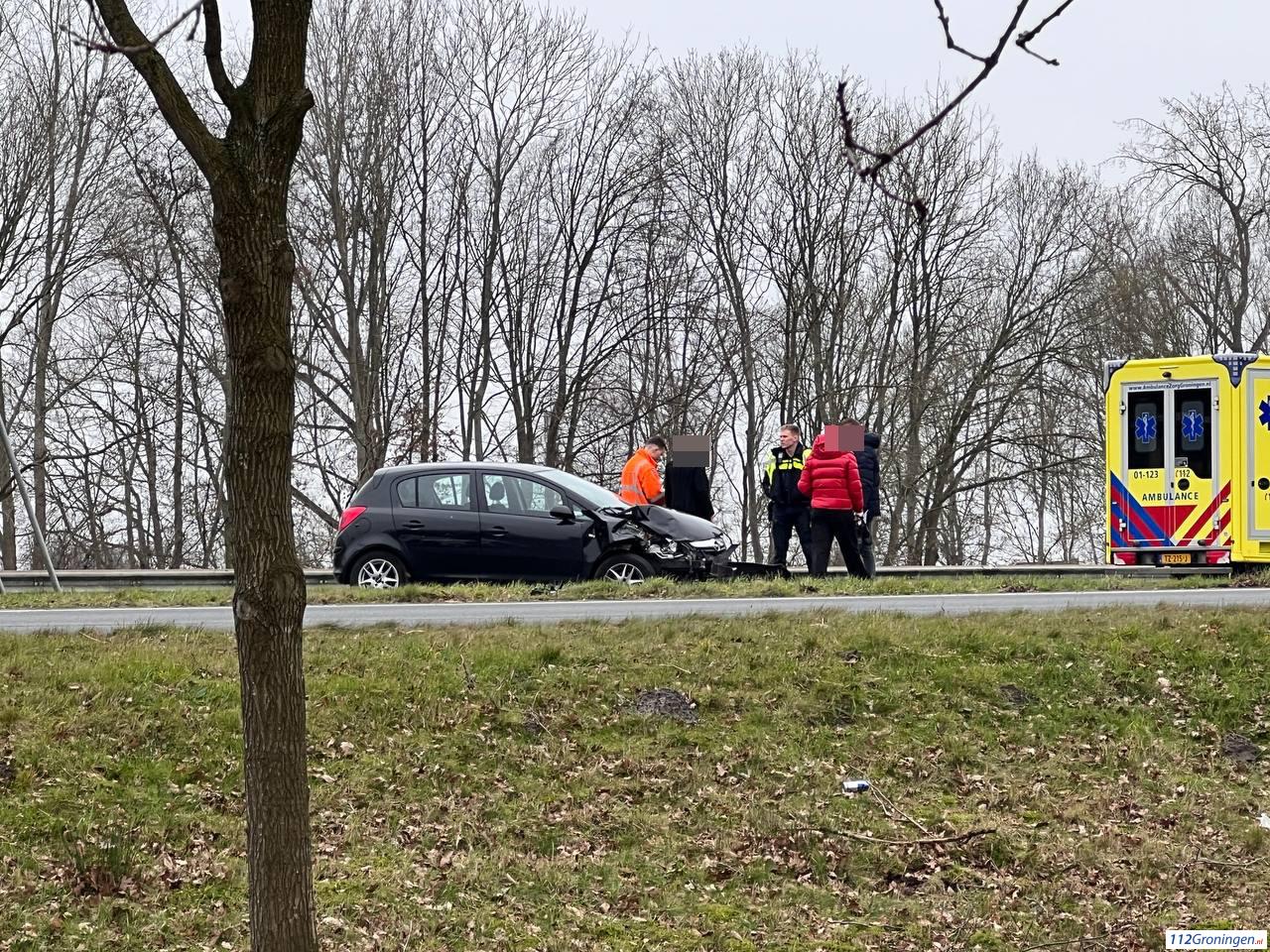 Hoogezand: Ongeval op de A7 richting Groningen.