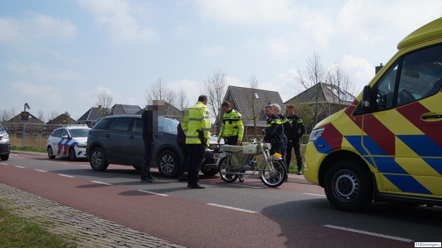 Ongeval Onderdendamsterweg Winsum, 1 gewonde.