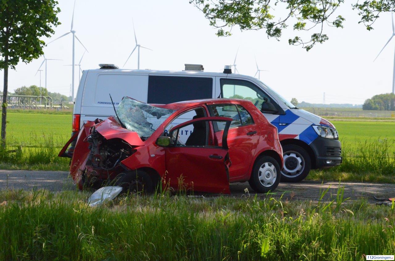 Dodelijk ongeval bij Muntendam, man overleden. Dodelijk ongeval bij Muntendam, man overleden.