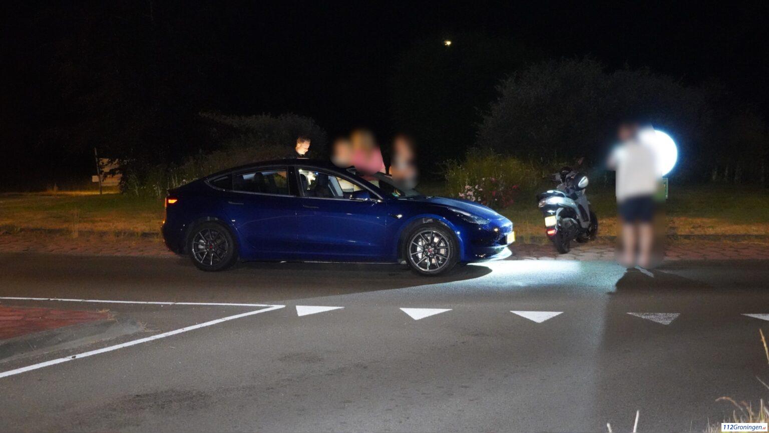 Scooterbestuurder meegenomen naar het politiebureau na ongeval in Haren.