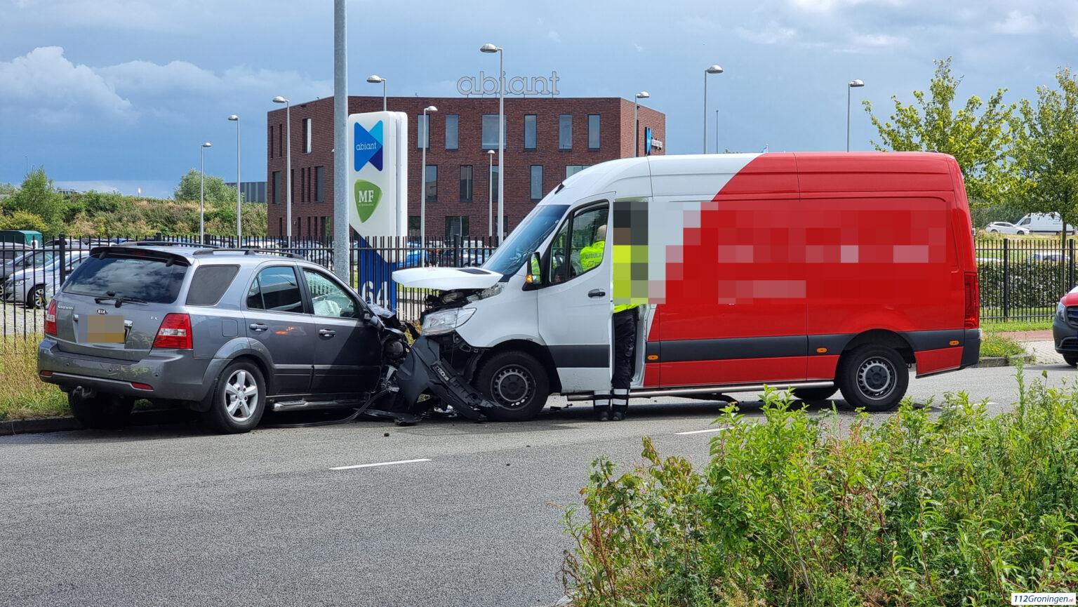 Ongeval tussen drie voertuigen op de Kielerbocht, 1 gewonde.