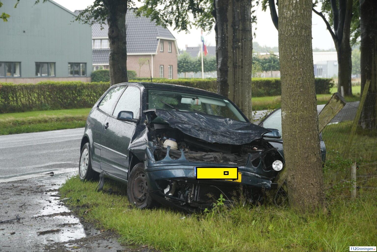 Ongeval op de Wensenkampsweg bij Vlagtwedde.