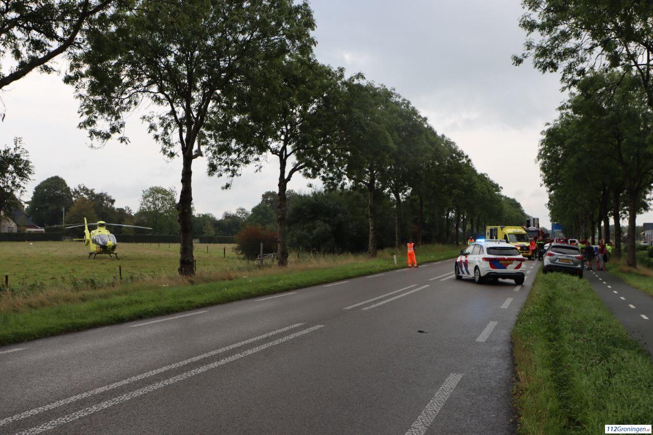 Gewonde bij ongeval in Noordhorn.
