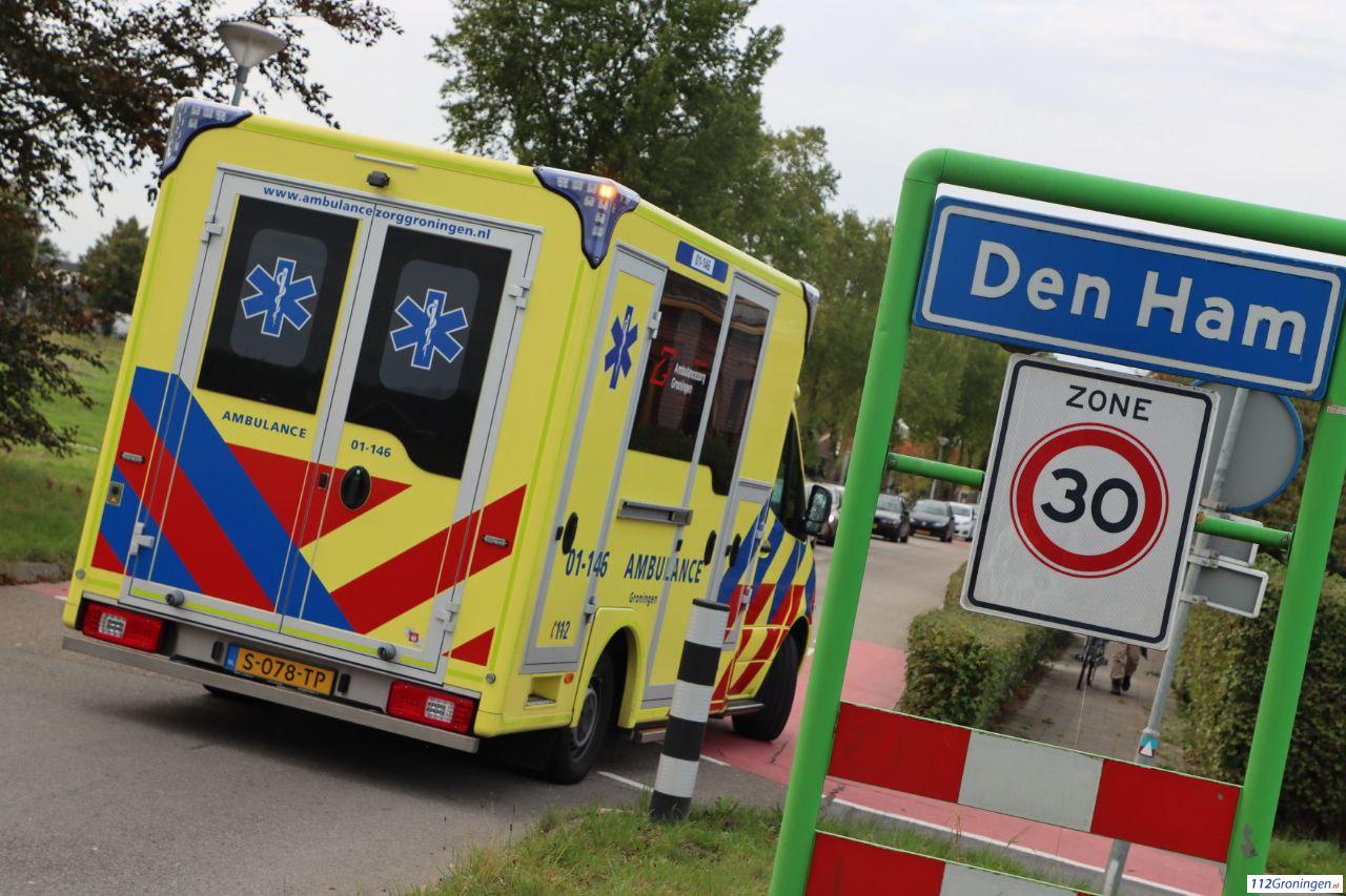 1 gewonde bij ongeval in Den Ham. 1 gewonde bij ongeval in Den Ham.