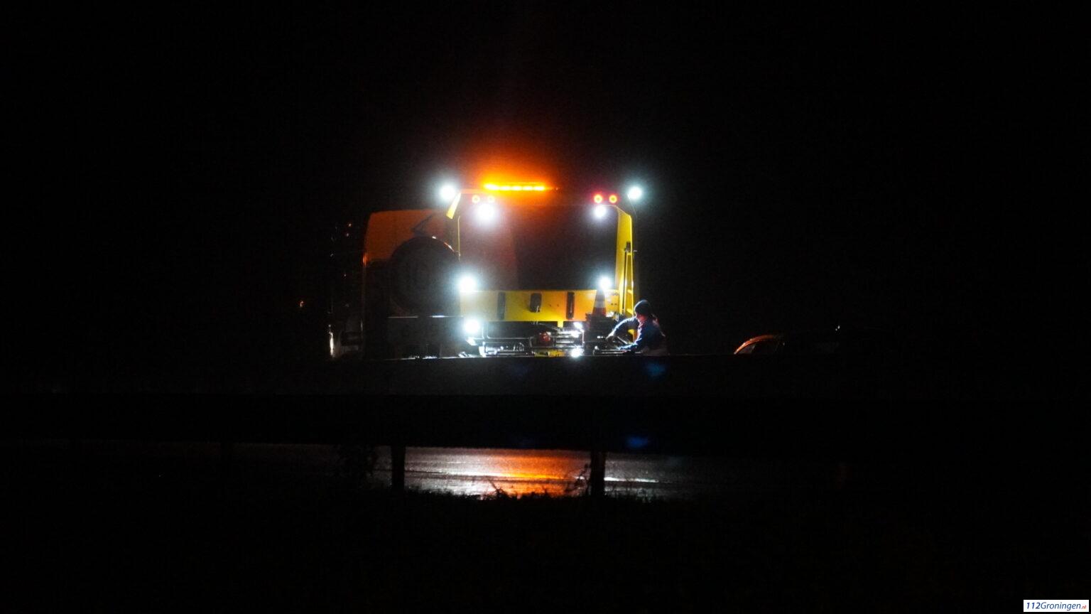 Ongeval op de A28 richting Assen bij Haren. Ongeval op de A28 richting Assen bij Haren.