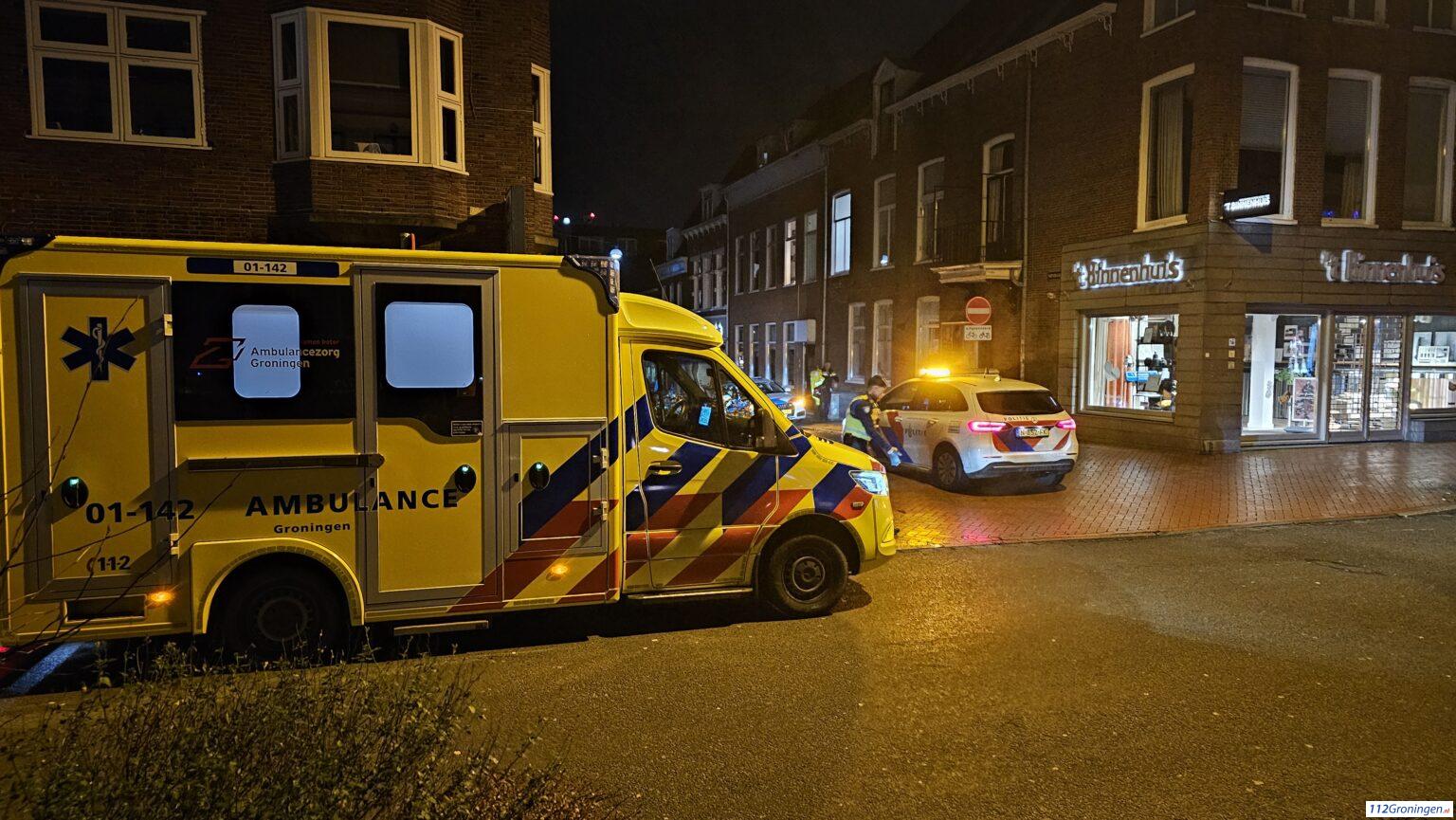 Ongeval bij de Wipstraat/ Nieuwe Ebbingestraat, 1 lichtgewonde. Ongeval bij de Wipstraat/ Nieuwe Ebbingestraat, 1 lichtgewonde.