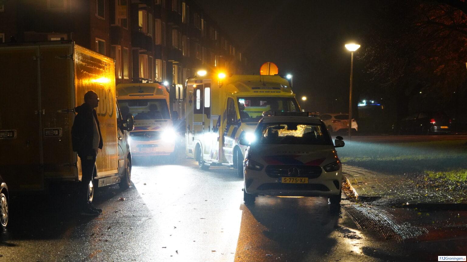 Ongeval op de Florakade in Groningen. Ongeval op de Florakade in Groningen.