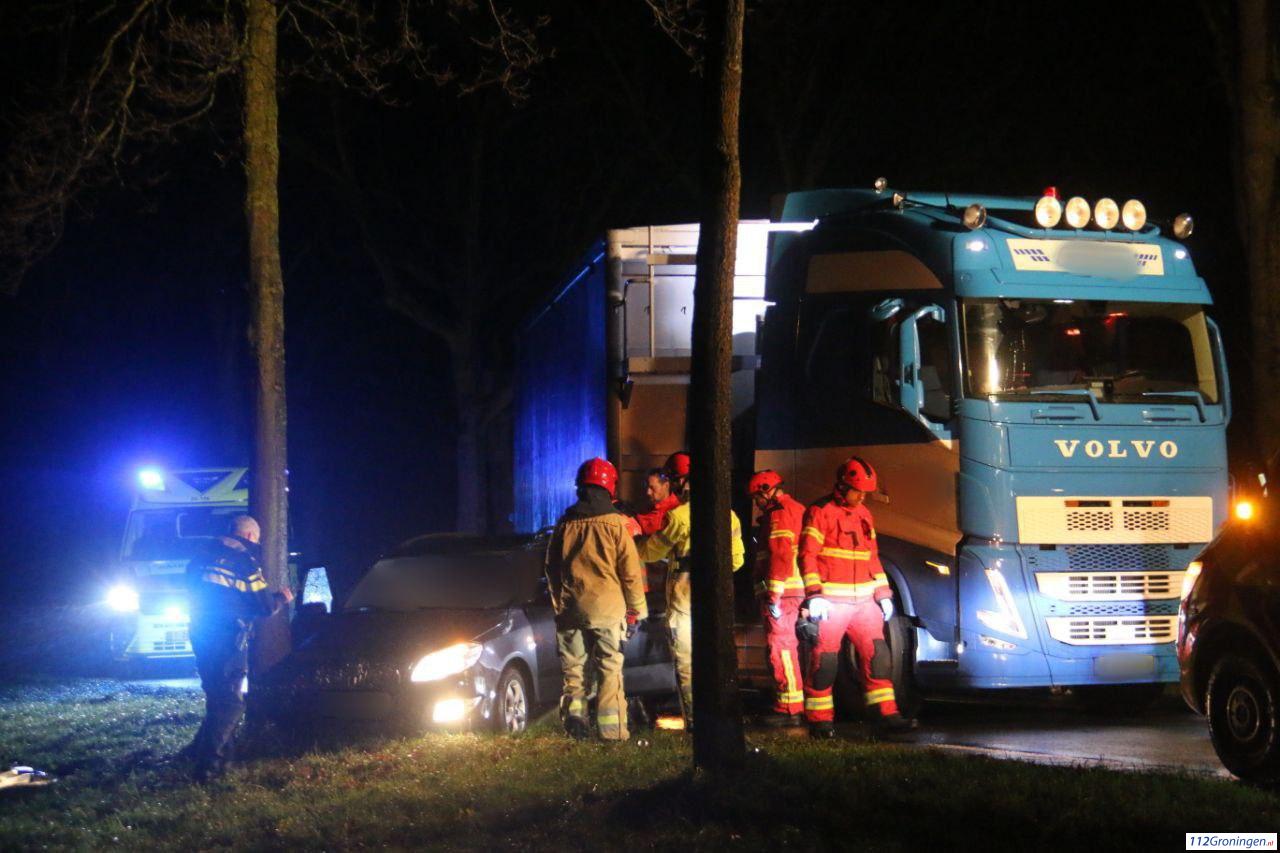 Ongeval op de Kielsterachterweg in Veendam.