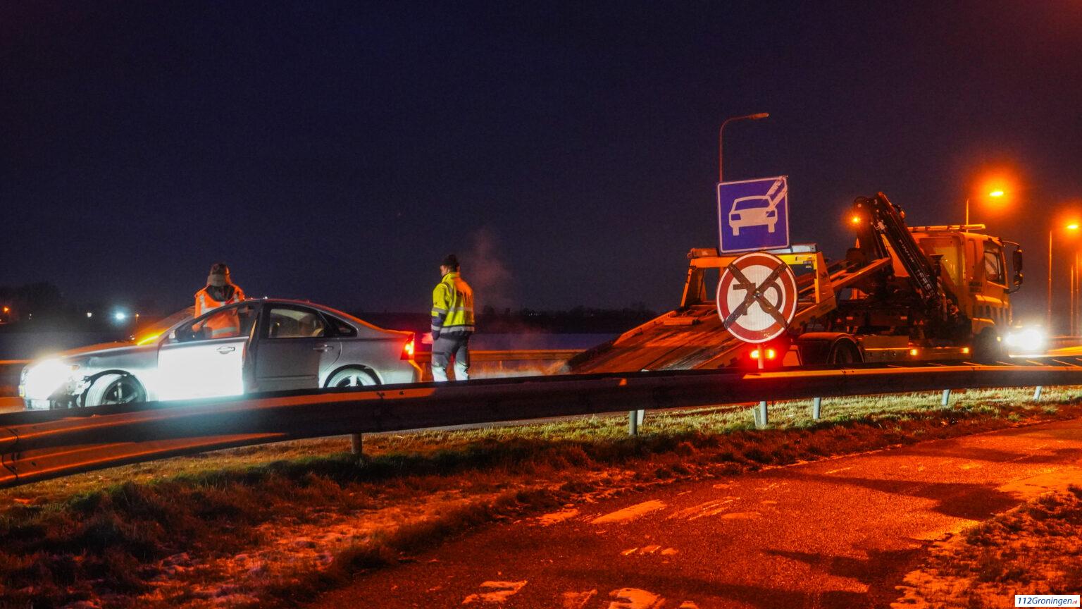Ongeval op de N33 bij Appingedam.