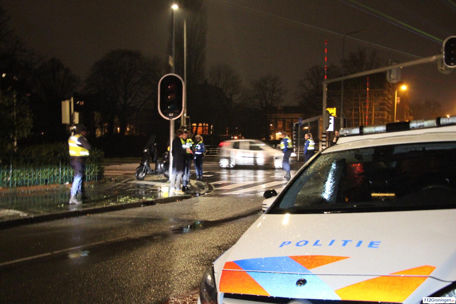 Ongeval op het kruispunt Zuiderpark/Oosterweg.
