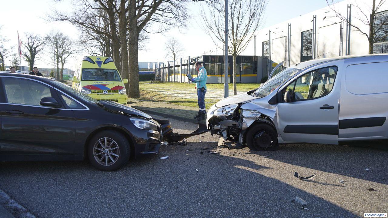 Ongeval op de Leutingewolderweg/Westeresch bij Roden.