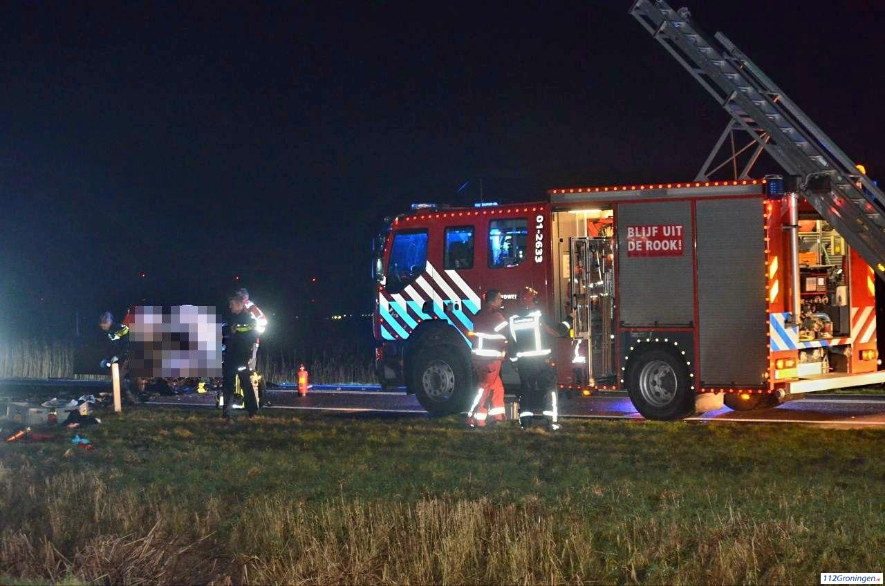 Ernstig ongeval op de N366 bij Vledderveen: 2 personen overleden.