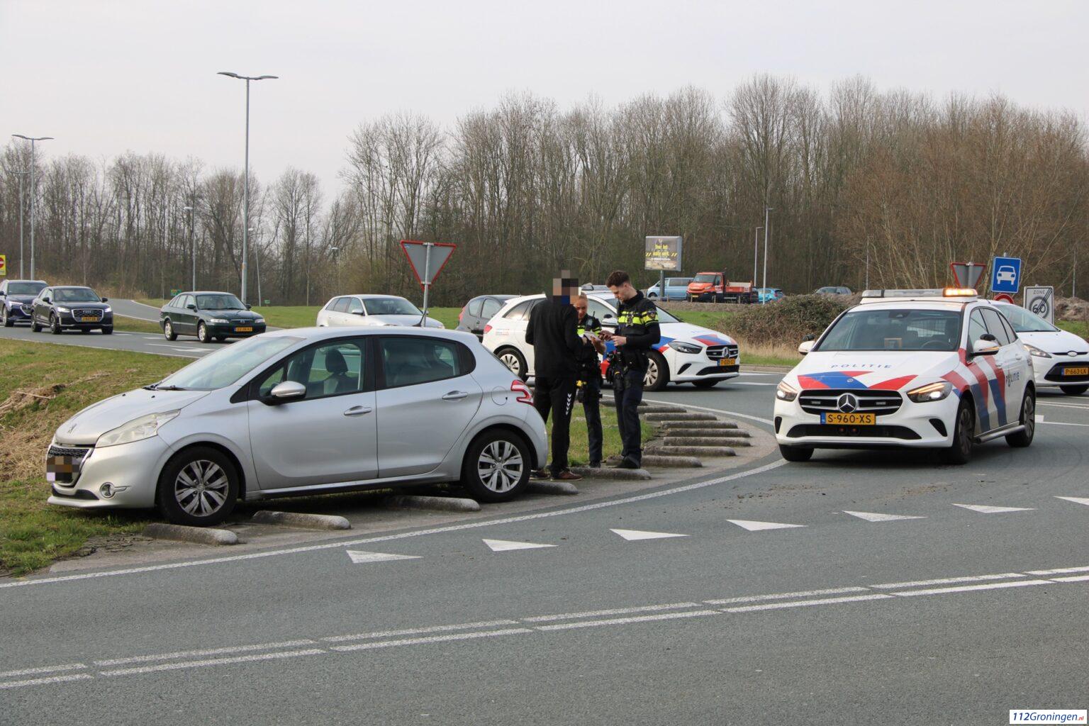 Ongeval op de N361 in Groningen. Ongeval op de N361 in Groningen.
