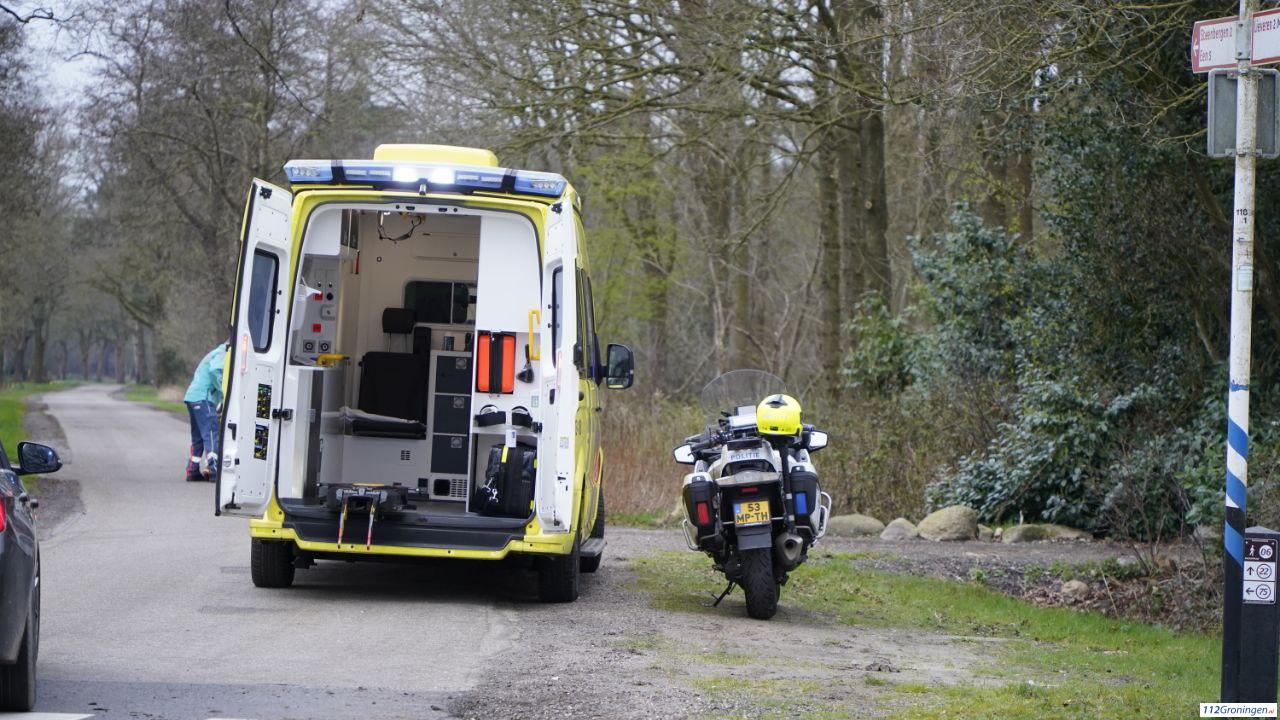 Aanrijding met scooter op de Markeweg in Roderesch. Aanrijding met scooter op de Markeweg in Roderesch.
