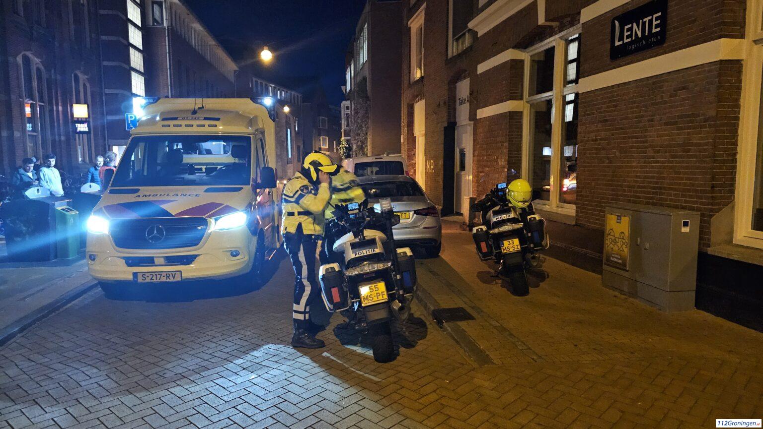 Gewonde bij ongeval op de Schuitemakersstraat in Stad. Gewonde bij ongeval op de Schuitemakersstraat in Stad.