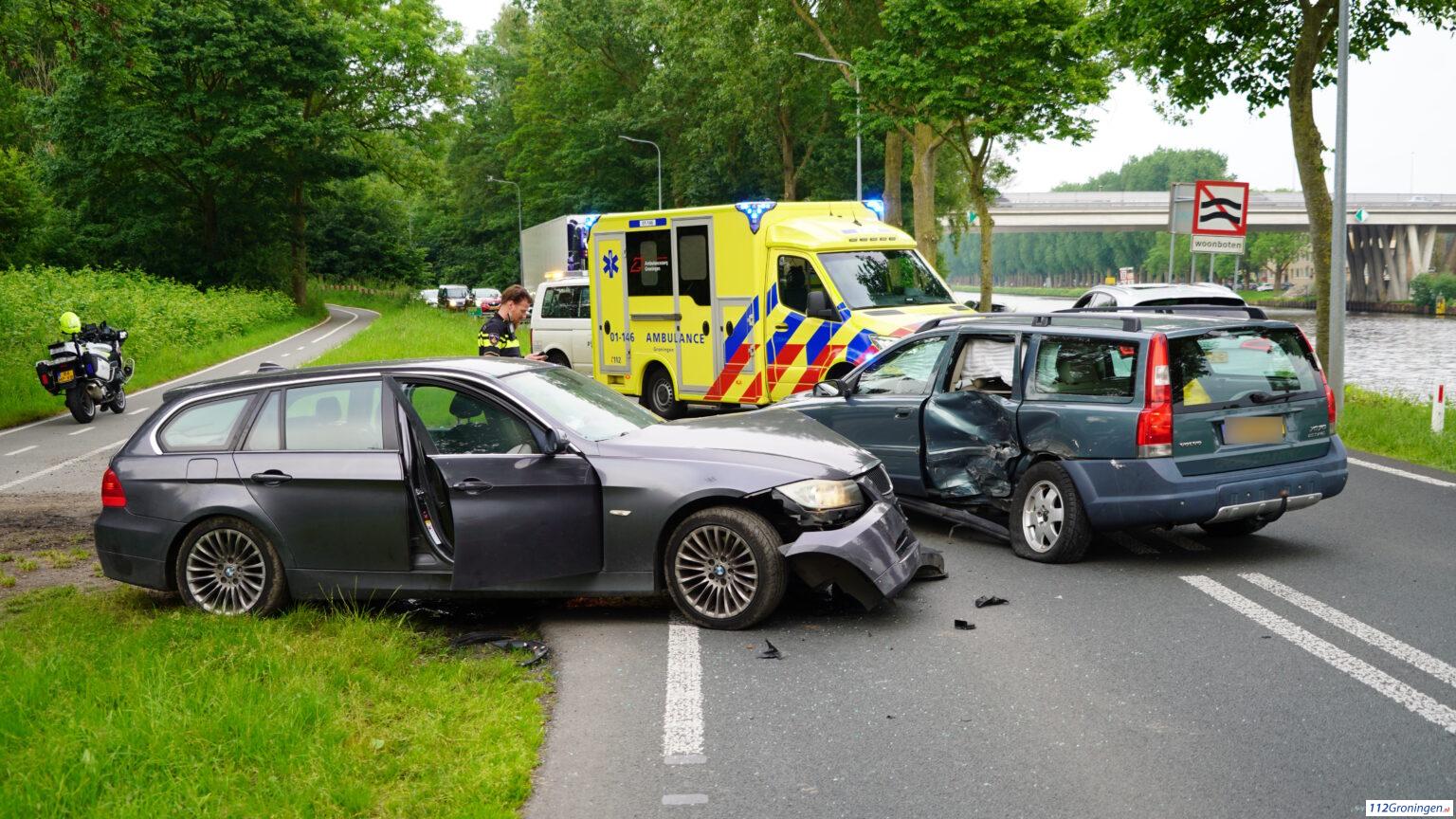 Ongeval tussen twee voertuigen op de N361. Ongeval tussen twee voertuigen op de N361.