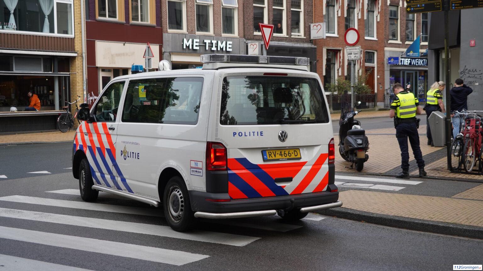 Scooter bestuurder gewond bij ongeval op kruising Gedempte Zuiderdiep / Herestraat. Scooter bestuurder gewond bij ongeval op kruising Gedempte Zuiderdiep / Herestraat.