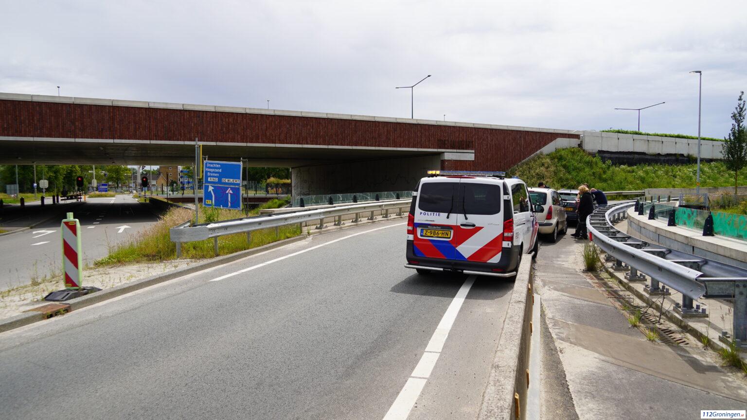 Ongeval oprit A28 Brailleweg. Ongeval oprit A28 Brailleweg.
