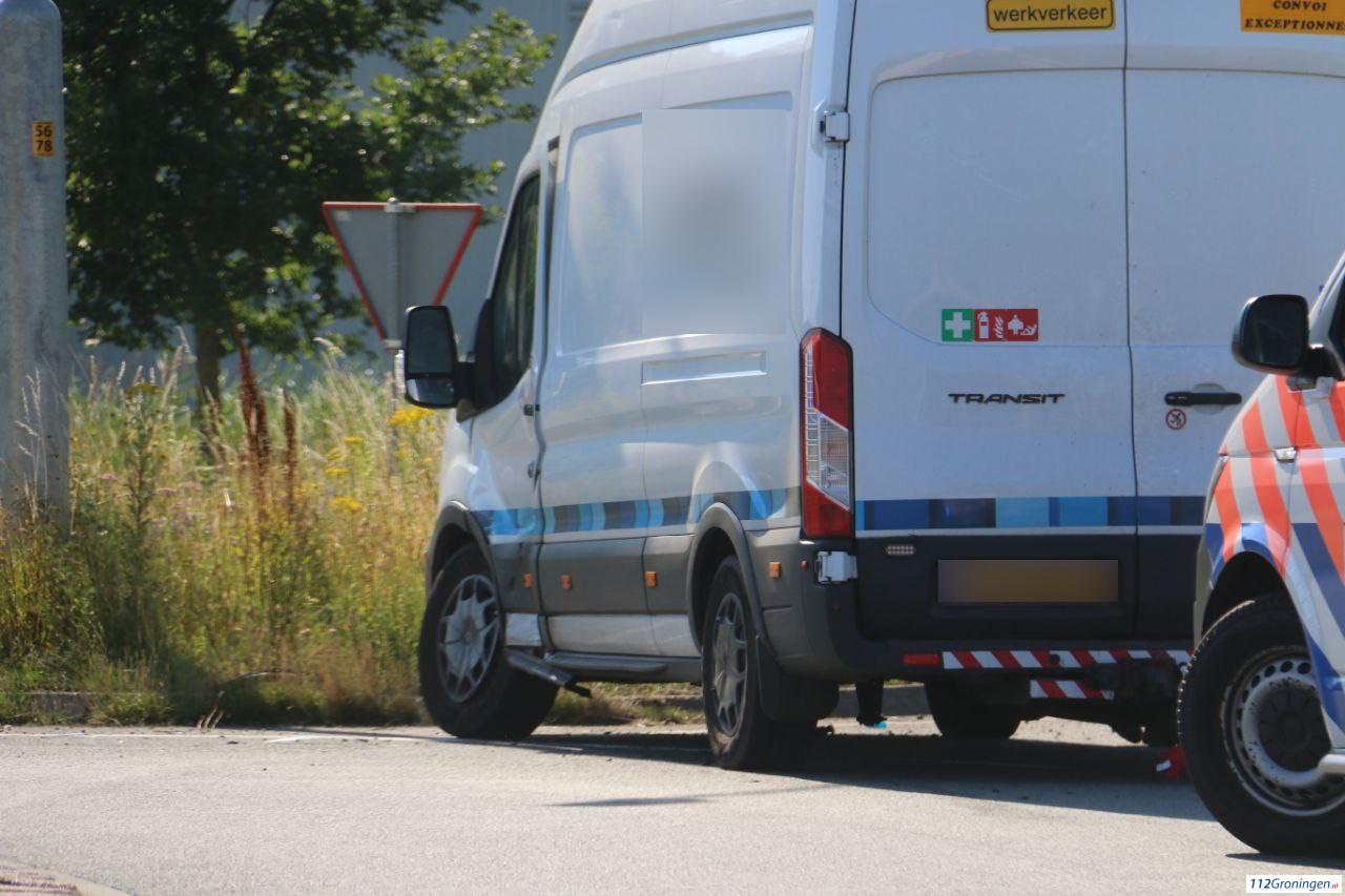 Ongeval tussen voertuigen op rotonde bij de N366. Ongeval tussen voertuigen op rotonde bij de N366.