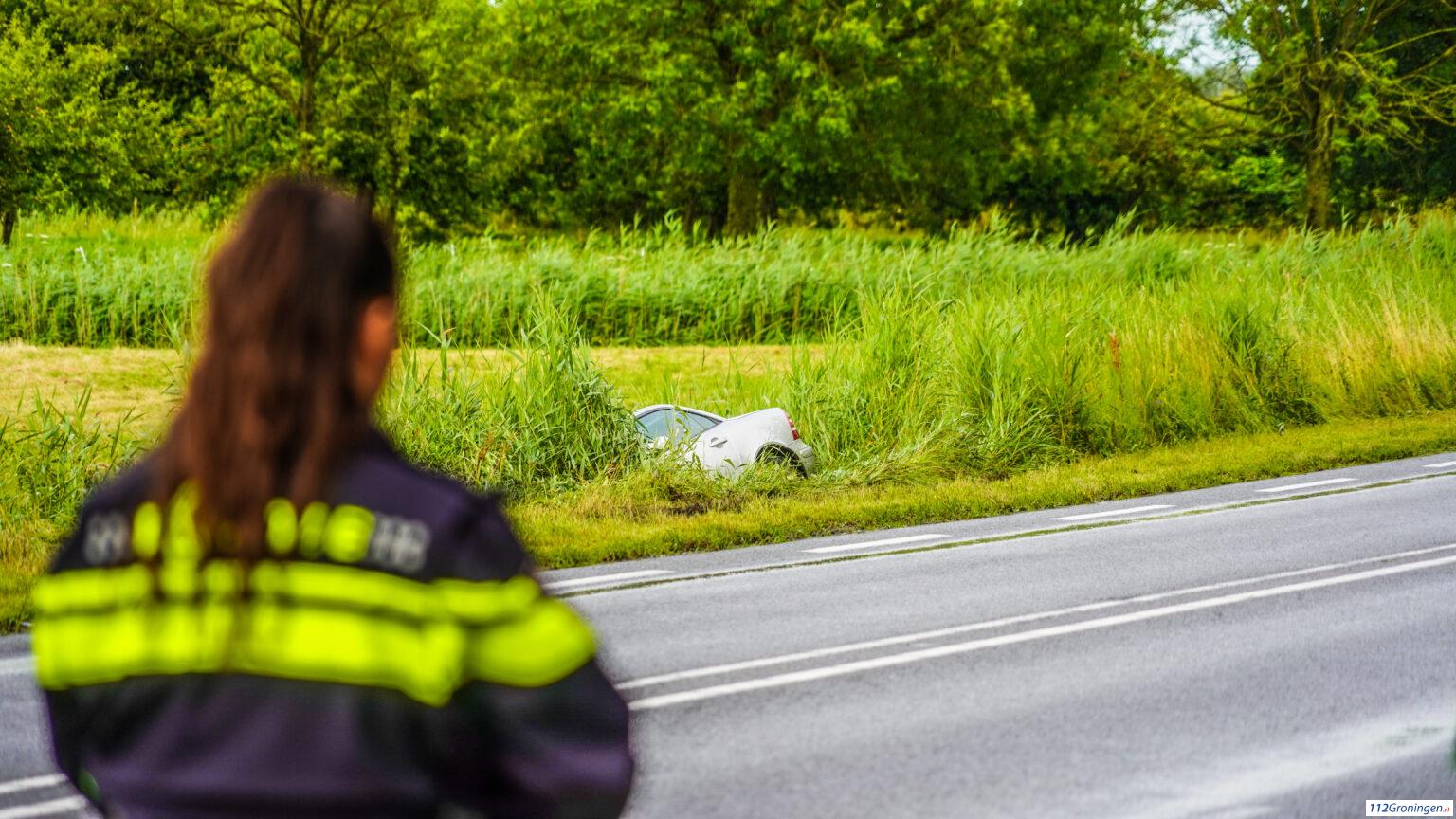 Eenzijdig ongeval op N360 bij Garrelsweer. Eenzijdig ongeval op N360 bij Garrelsweer.