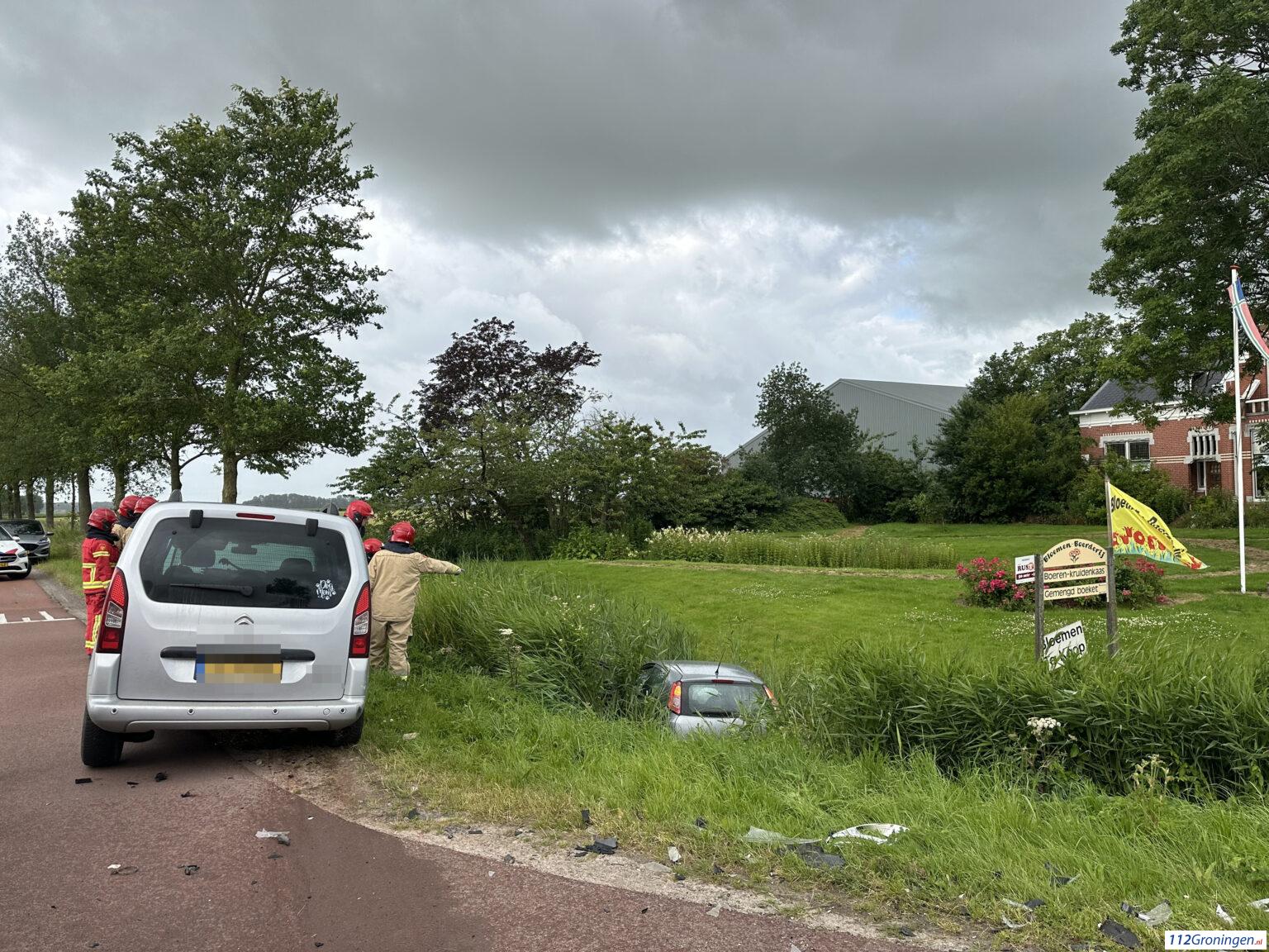 Fors ongeval Andelsterweg bij Den Andel. Fors ongeval Andelsterweg bij Den Andel.