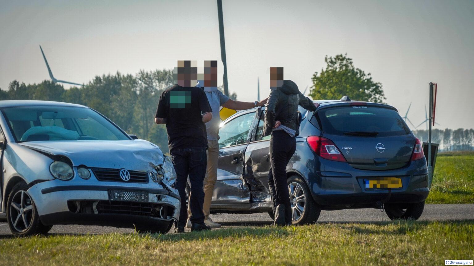 Ongeval op de Warvenweg bij Woldendorp. Ongeval op de Warvenweg bij Woldendorp.