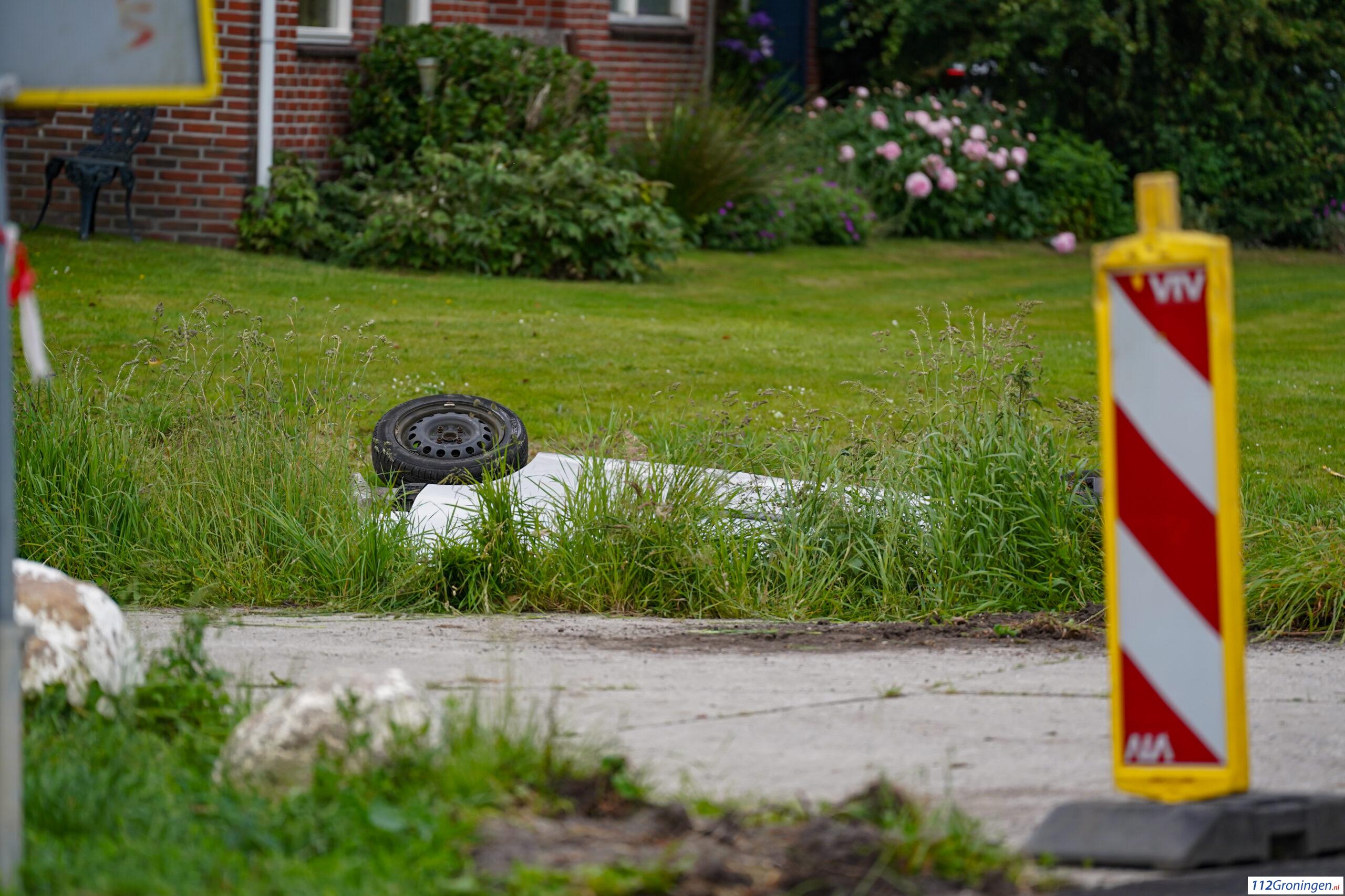 Zwaargewonde bij ongeval na achtervolging in Nieuw-Beerta