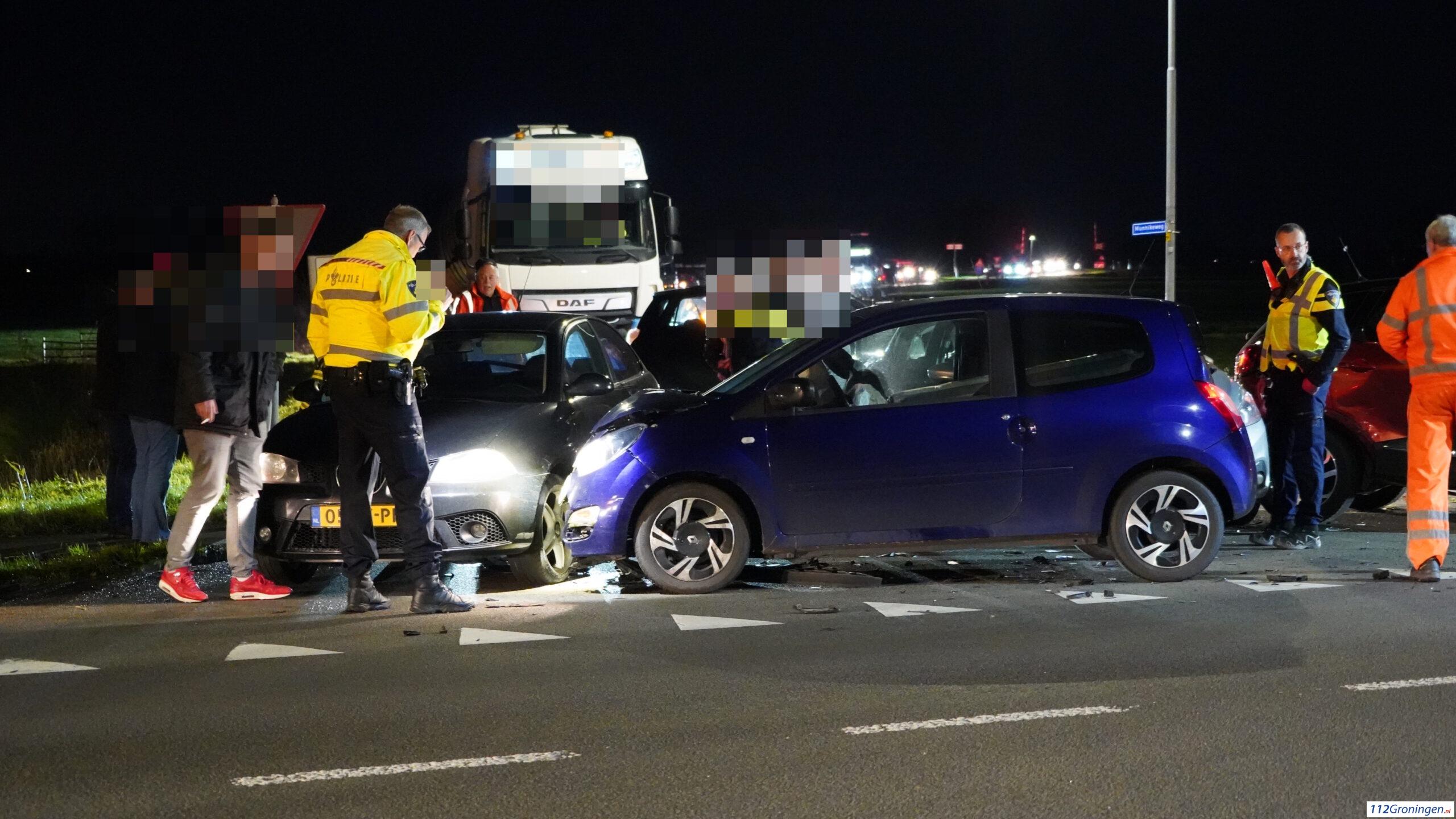 Fors ongeval op de N361 bij Adorp. Fors ongeval op de N361 bij Adorp.
